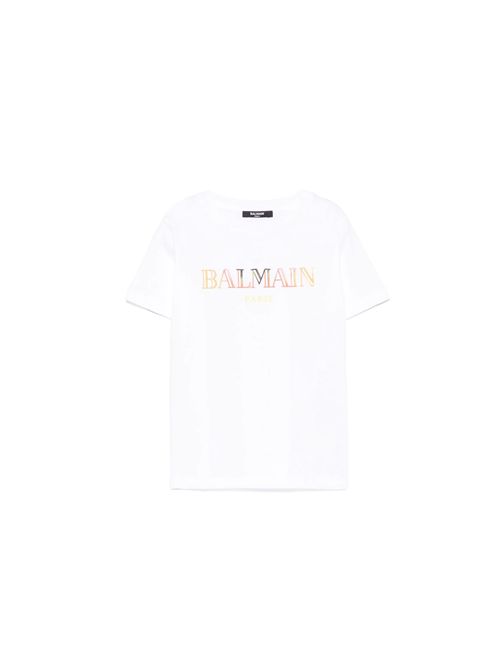 T-shirt, unisex, logata. BALMAIN | BW8Q41 Z0082100MC